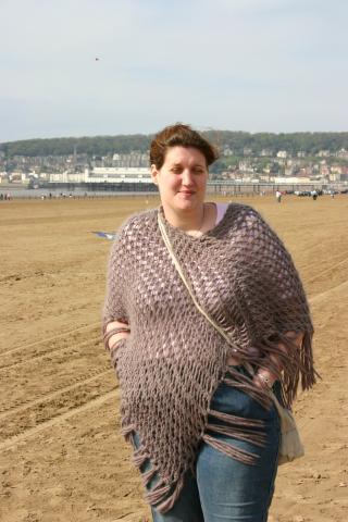 Jo on beach