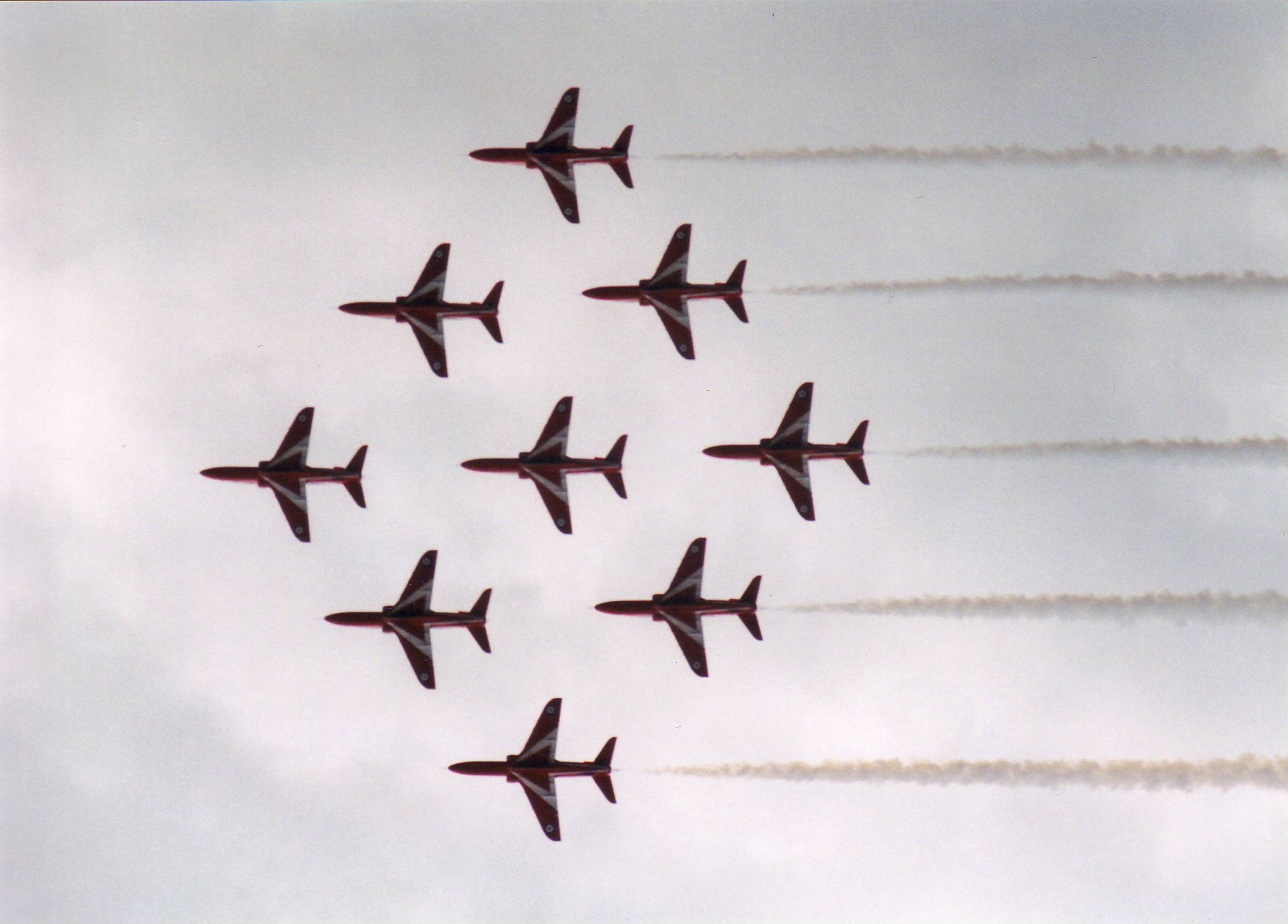 Red Arrows, Silverstone, F1 Grand Prix race day 2003?