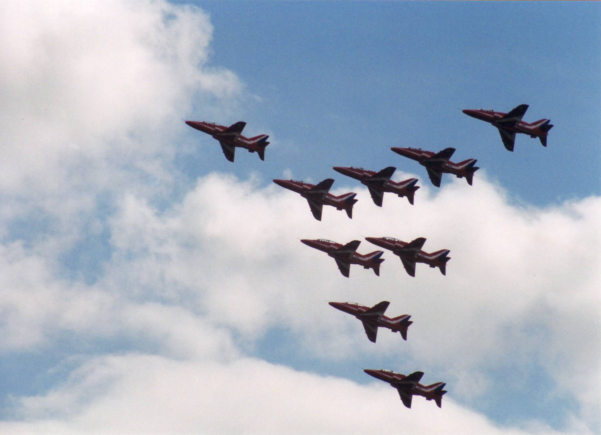 Red Arrows, Silverstone, F1 Grand Prix race day 2003?