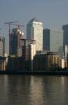 Canary Wharf across the river