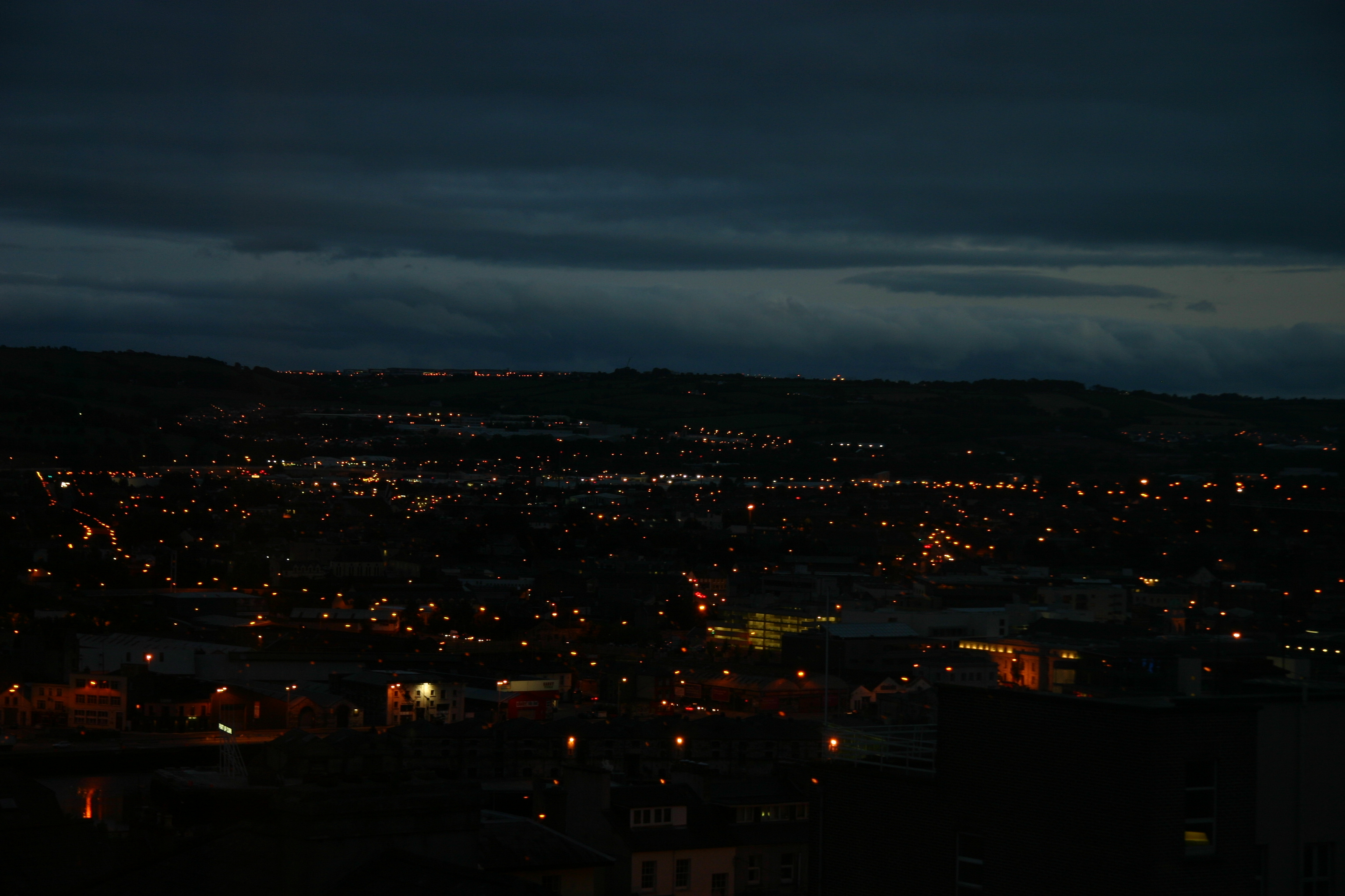 Cork at night