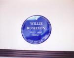 Willie Rushton's blue plaque