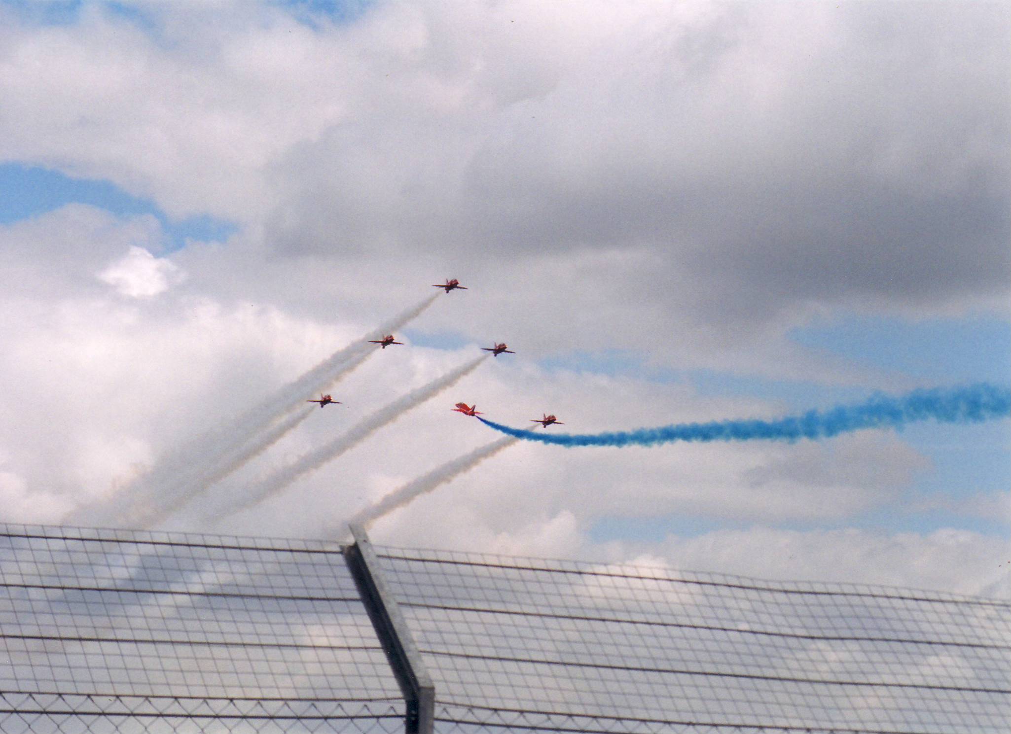 Red Arrows, Silverstone, F1 Grand Prix race day 2003?