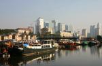 Greenland Dock and Canary Wharf